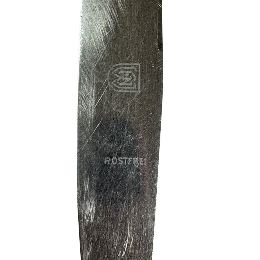 Vintage Set of (4) ROSTFREI Table Knives Germany Mid Century Modern 1960s